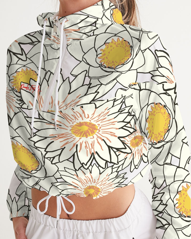Flower / Cropped Windbreaker / by Nicola Fatale - Nicola Fatale