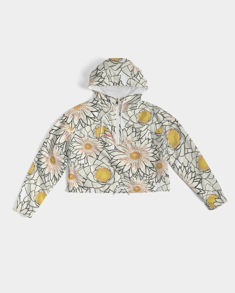 Flower / Cropped Windbreaker / by Nicola Fatale - Nicola Fatale