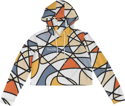 Abstract / Cropped Hoddie / By Nicola Fatale - Nicola Fatale