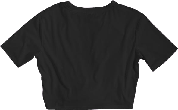 BadHabits / Twist-Front Cropped Tee / By Nicola Fatale - Nicola Fatale