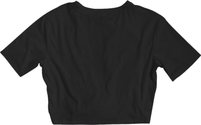 BadHabits / Twist-Front Cropped Tee / By Nicola Fatale - Nicola Fatale