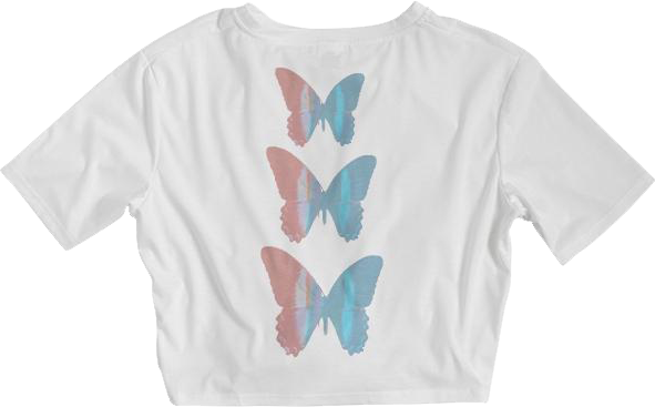 Butter / Twist-Front Cropped Tee / By Nicola Fatale - Nicola Fatale