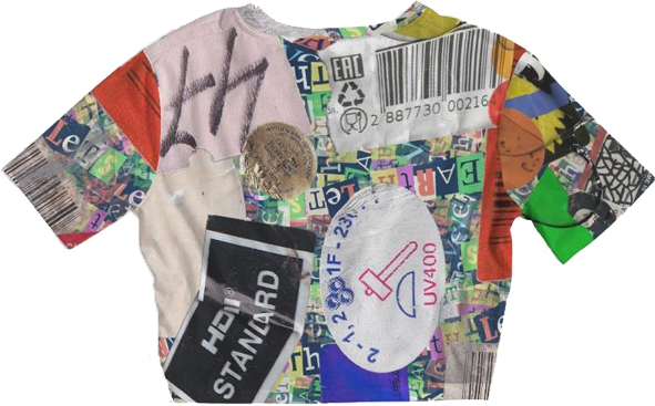 BeAware / Twist-Front Cropped Tee