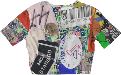 BeAware / Twist-Front Cropped Tee