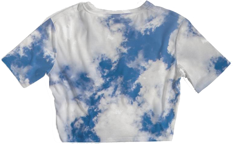 Elements / Cloud / Twist-Front Cropped Tee / By Nicola Fatale - Nicola Fatale