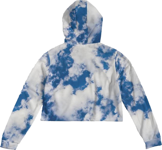 Elements / Cloud / Cropped Hoodie / By Nicola Fatale - Nicola Fatale