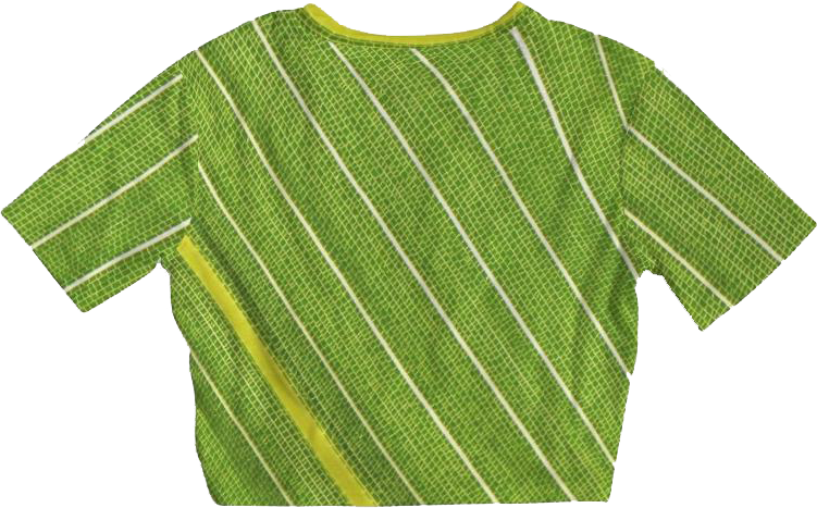 Elements / Leaf / Twist-Front Cropped Tee / By Nicola Fatale - Nicola Fatale