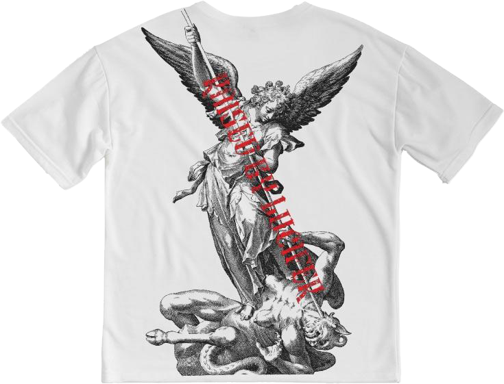 RaisedByLucifer / Heavyweight Tee / By Nicola Fatale - Nicola Fatale