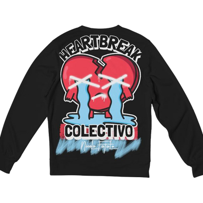 Heartbreak Colectivo / Crewneck / Black / By Nicola Fatale - Nicola Fatale