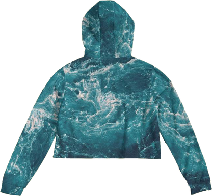 Elements / Water / Cropped Hoodie / By Nicola Fatale - Nicola Fatale