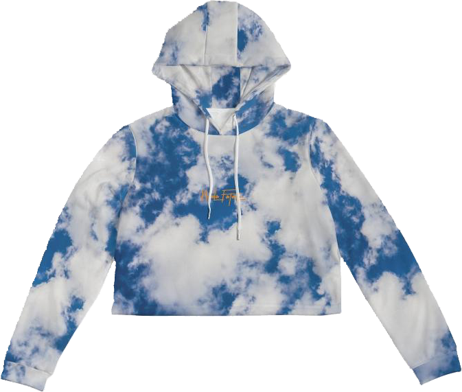 Elements / Cloud / Cropped Hoodie / By Nicola Fatale - Nicola Fatale