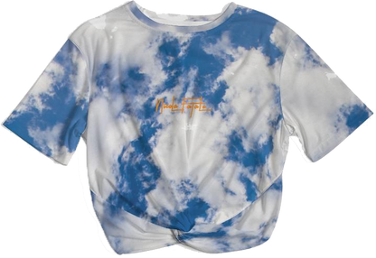 Elements / Cloud / Twist-Front Cropped Tee / By Nicola Fatale - Nicola Fatale