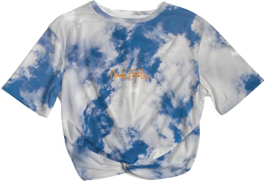 Elements / Cloud / Twist-Front Cropped Tee / By Nicola Fatale - Nicola Fatale