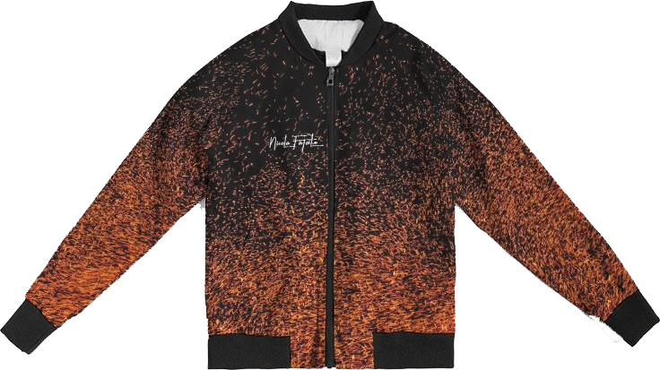 Elements / Fire / Bomber Jacket For Women / By Nicola Fatale - Nicola Fatale