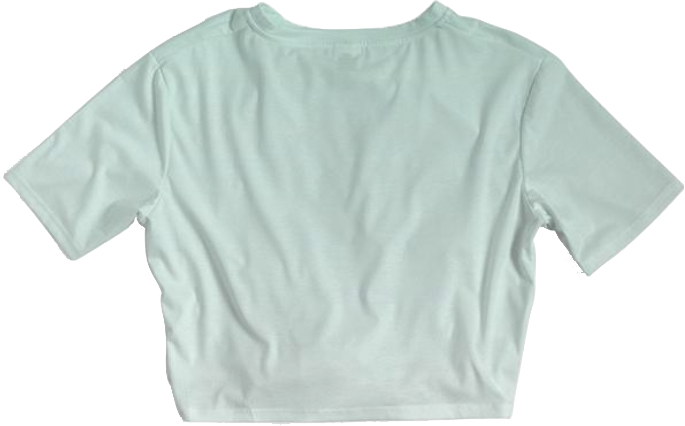 Mint / Twist-Front Cropped Tee / By Nicola Fatale - Nicola Fatale