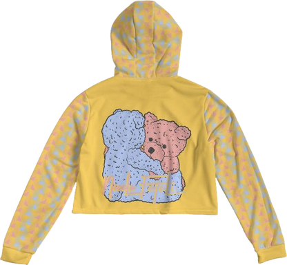 Cohésion / Jaune / Cropped Hoodie / By Nicola Fatale - Nicola Fatale