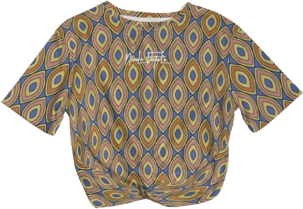 Trish / Twist-Front Cropped Tee / By Nicola Fatale - Nicola Fatale