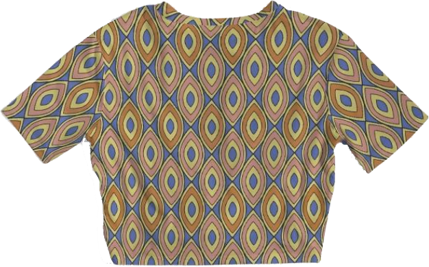 Trish / Twist-Front Cropped Tee / By Nicola Fatale - Nicola Fatale