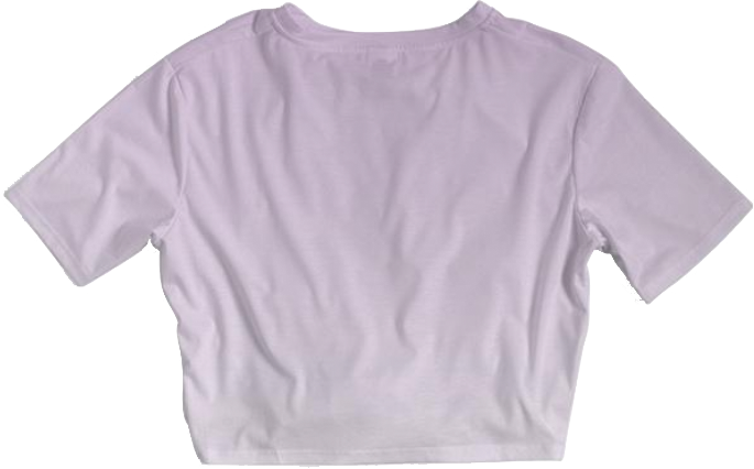 Purple / Twist-Front Cropped Tee / By Nicola Fatale - Nicola Fatale