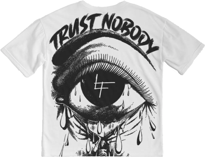 Trust Nobody / Heavyweight Tee / by Nicola Fatale - Nicola Fatale