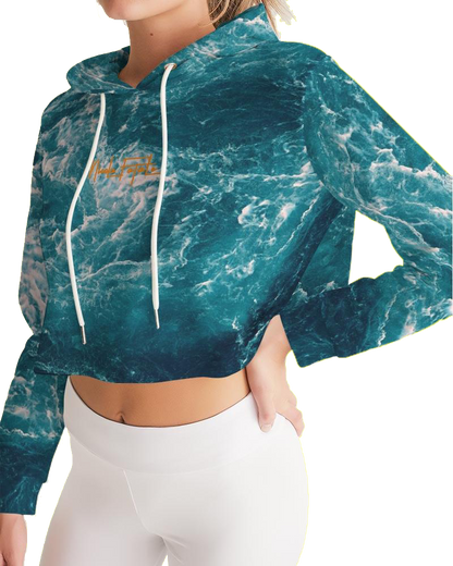 Elements / Water / Cropped Hoodie / By Nicola Fatale - Nicola Fatale