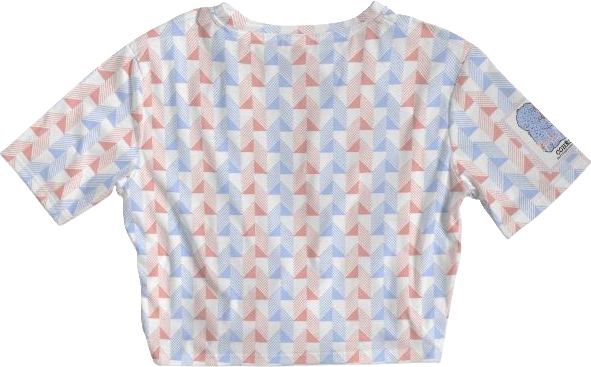 Cohésion / Blanc / Twist-Front Cropped Tee / By Nicola Fatale - Nicola Fatale