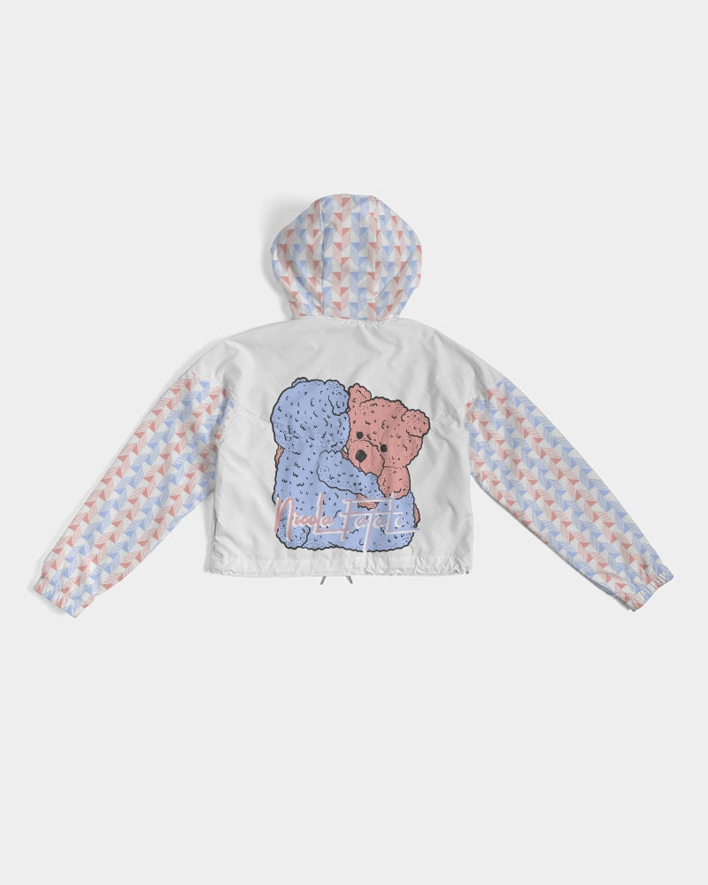 Cohésion / Blanc / Cropped Windbreaker / By Nicola Fatale - Nicola Fatale