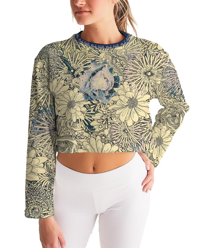 FlowerBomb / Cropped Lounge Sweatshirt / By Nicola Fatale - Nicola Fatale
