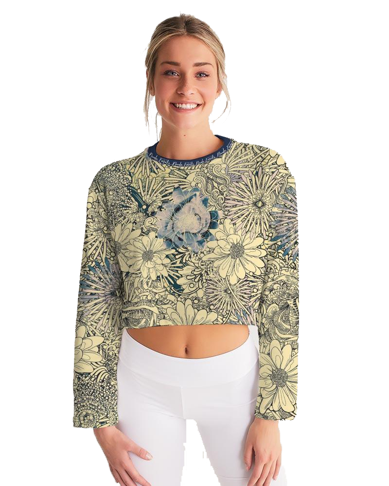 FlowerBomb / Cropped Lounge Sweatshirt / By Nicola Fatale - Nicola Fatale