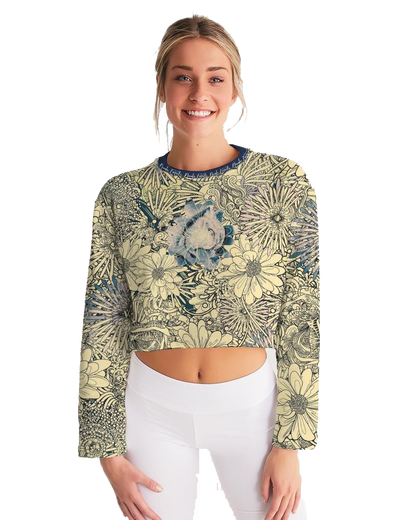 FlowerBomb / Cropped Lounge Sweatshirt / By Nicola Fatale - Nicola Fatale
