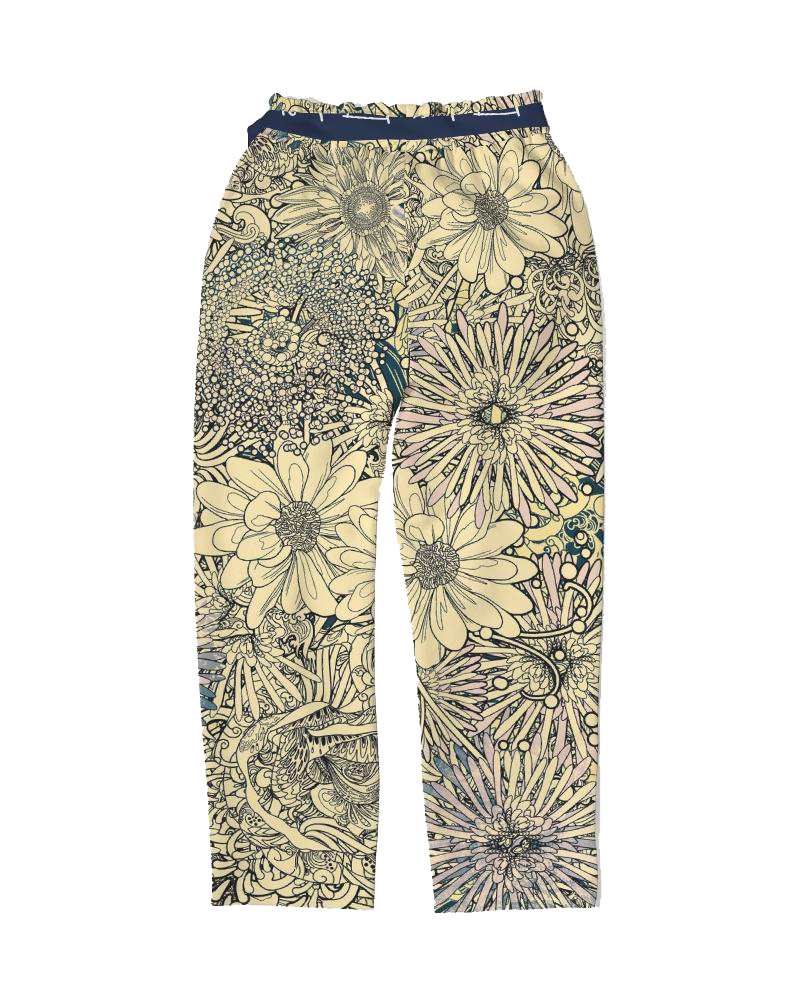 FlowerBomb / Belted Lounge Pants / By Nicola Fatale - Nicola Fatale