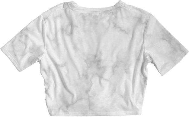 Marble / Twist-Front Cropped Tee / By Nicola Fatale - Nicola Fatale